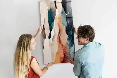 Abstract spots magnet board