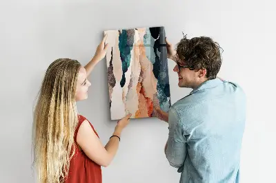 Abstract spots magnet board