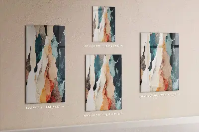 Abstract spots magnet board