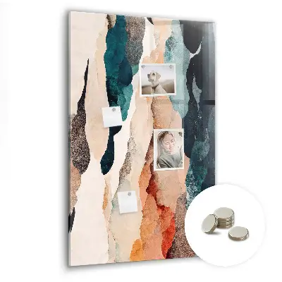 Abstract spots magnet board