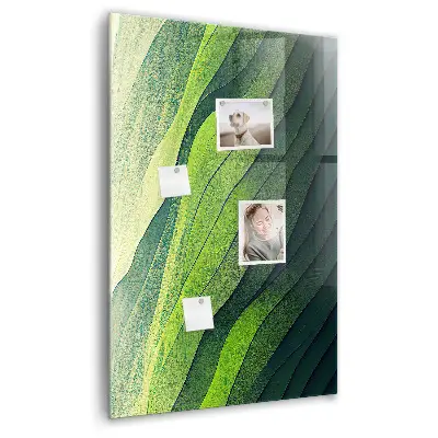 Landscape nature lines magnet board
