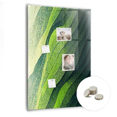 Landscape nature lines magnet board