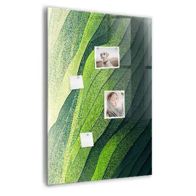 Landscape nature lines magnet board