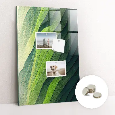 Landscape nature lines magnet board