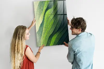 Landscape nature lines magnet board