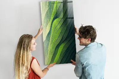 Landscape nature lines magnet board