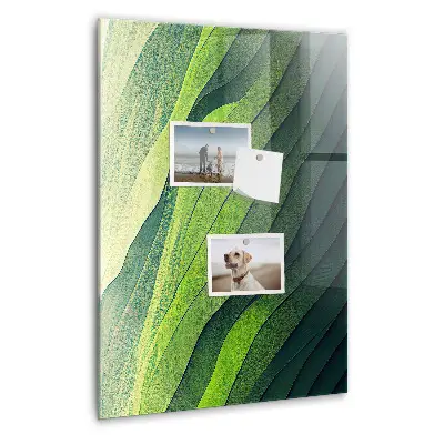 Landscape nature lines magnet board