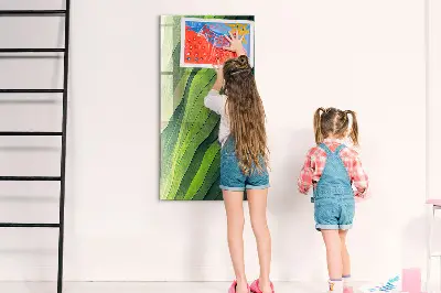 Landscape nature lines magnet board
