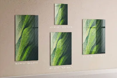 Landscape nature lines magnet board