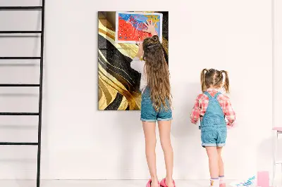 Abstract Lines Magnetic Wall Board