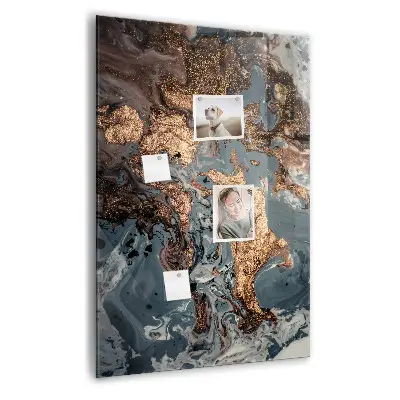 Marble art magnetic wall board