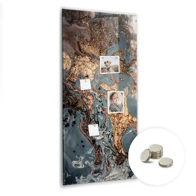 Marble art magnetic wall board