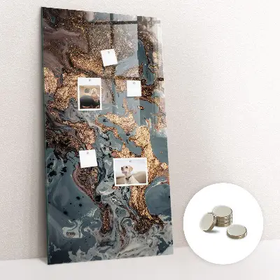 Marble art magnetic wall board