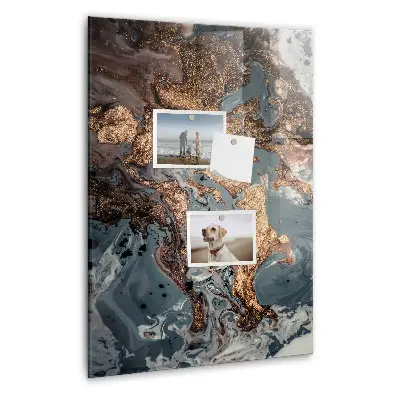Marble art magnetic wall board