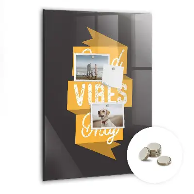 Magnetic Board with Inspiring Quote