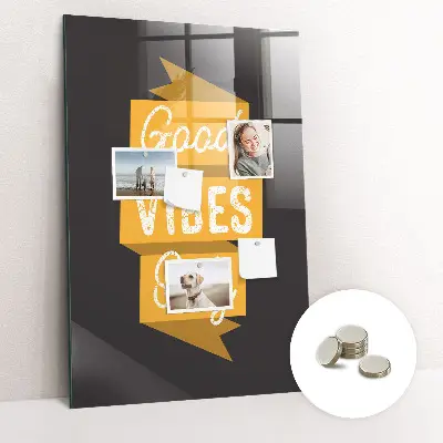 Magnetic Board with Inspiring Quote
