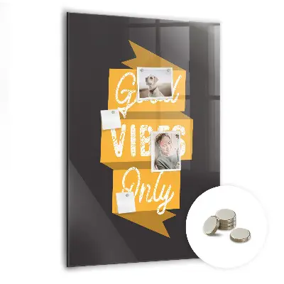 Magnetic Board with Inspiring Quote