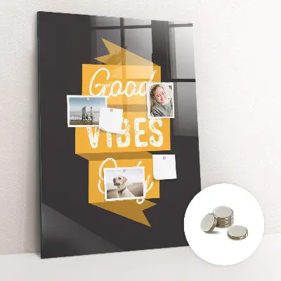 Magnetic Board with Inspiring Quote