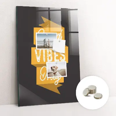 Magnetic Board with Inspiring Quote