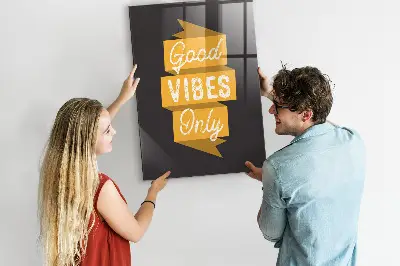 Magnetic Board with Inspiring Quote
