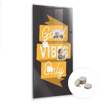 Magnetic Board with Inspiring Quote
