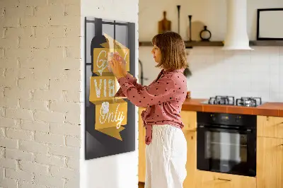 Magnetic Board with Inspiring Quote