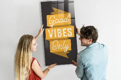 Magnetic Board with Inspiring Quote