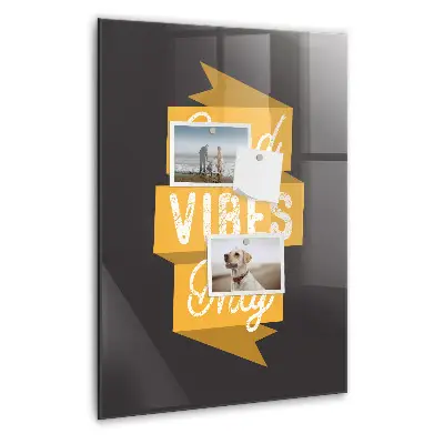 Magnetic Board with Inspiring Quote