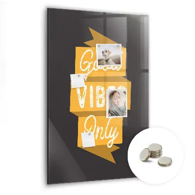Magnetic Board with Inspiring Quote