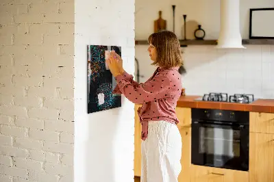 Decorative mandala magnetic wall board