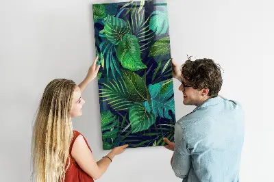 Large Exotic Leaves Magnetic Board