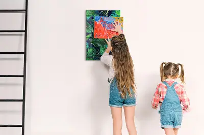 Magnet board Exotic large leaves