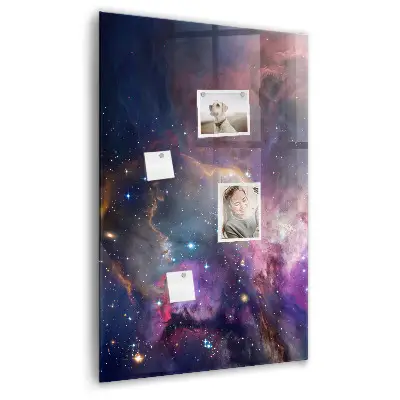 Galaxy Space Magnetic Glass Dry Erase Board