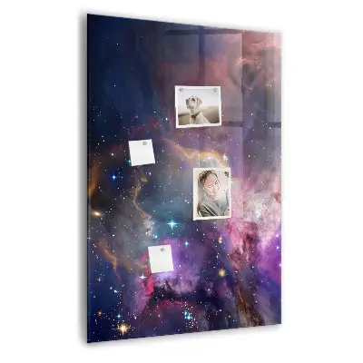 Galaxy Space Magnetic Glass Dry Erase Board