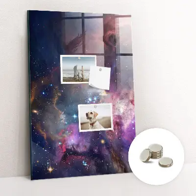 Galaxy Space Magnetic Glass Dry Erase Board