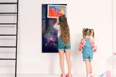 Galaxy Space Magnetic Glass Dry Erase Board