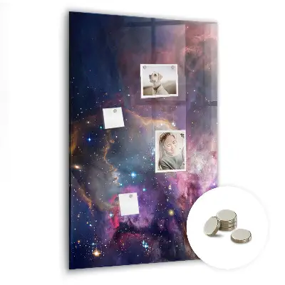Galaxy Space Magnetic Glass Dry Erase Board
