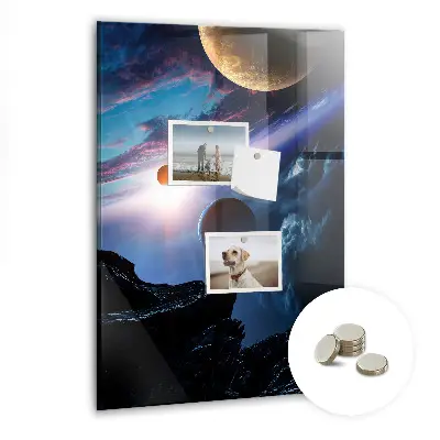 Magnet board Space galaxy