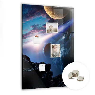 Magnet board Space galaxy