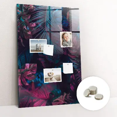 Tropical Leaves Magnetic Wall Board