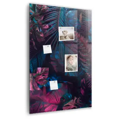 Tropical Leaves Magnetic Wall Board