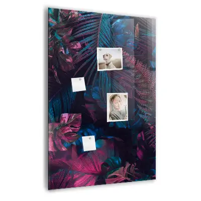 Tropical Leaves Magnetic Wall Board