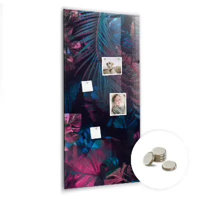 Tropical Leaves Magnetic Wall Board