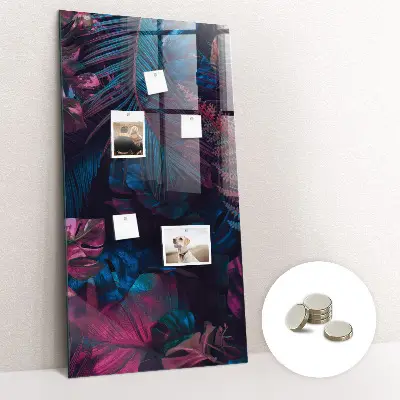 Tropical Leaves Magnetic Wall Board