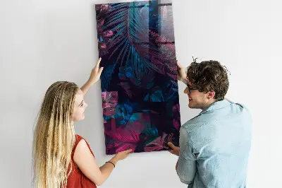 Tropical Leaves Magnetic Wall Board