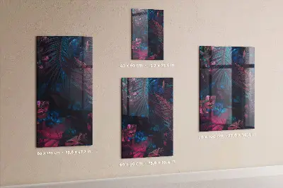 Tropical Leaves Magnetic Wall Board