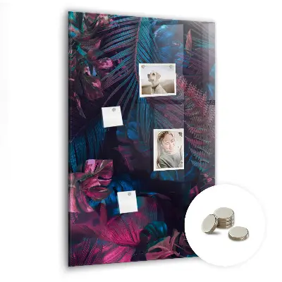 Tropical Leaves Magnetic Wall Board