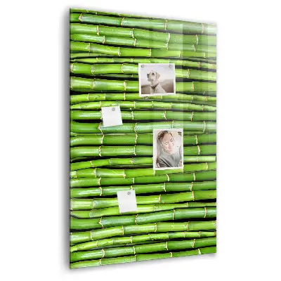 Bamboo magnetic wall board