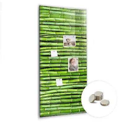 Bamboo magnetic wall board