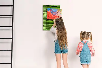 Magnetic wall board Bamboo wall